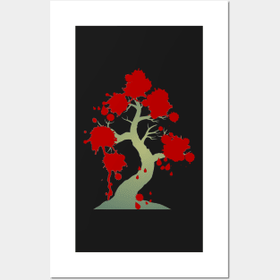 Sublime work of art, bloody tree. Posters and Art